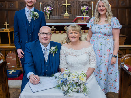 Steph & John's Traditional Church Wedding at St Mary's, Wistaston
