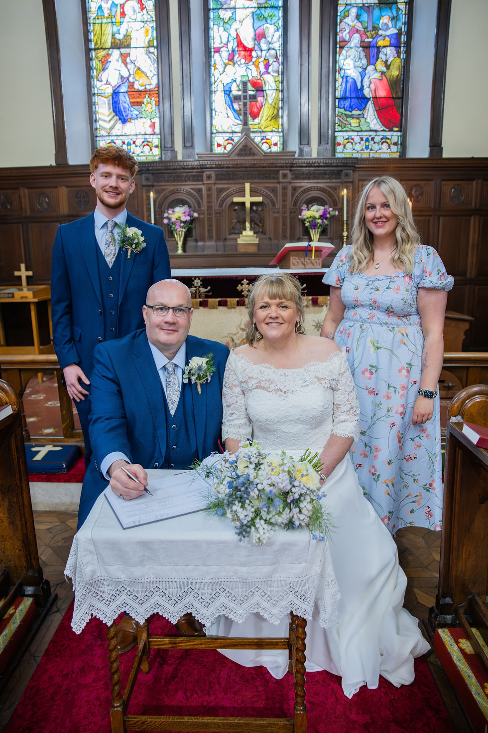 Steph & John's Traditional Church Wedding at St Mary's, Wistaston