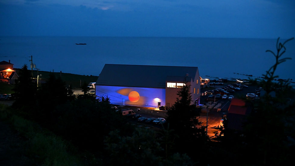 Mapping vidéo Festival en Chanson de Petite Vallée