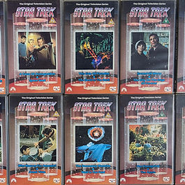 Original Star Trek Complete Collection VHS more vhs tapes than listed.