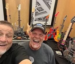 Mark Valentine & Matt Bennett at the KC Guitar Show 