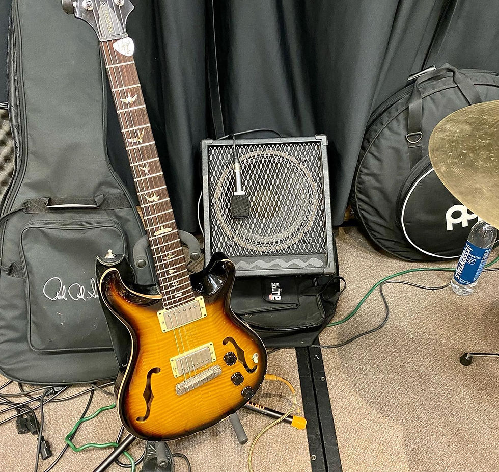 The Mini Brute on a gig in 2021