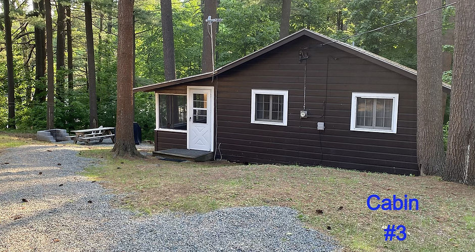 Our secluded and most private waterfront cabin. A favorite of many.
