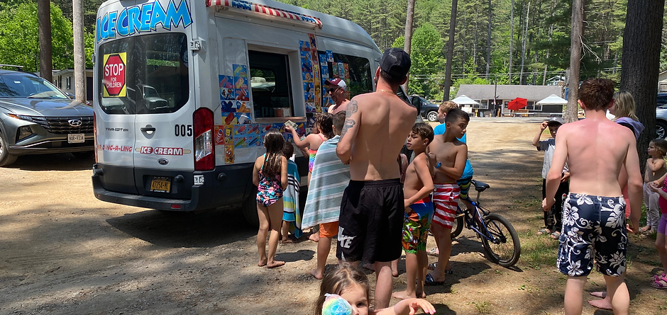 Ice cream truck! Daily visitor