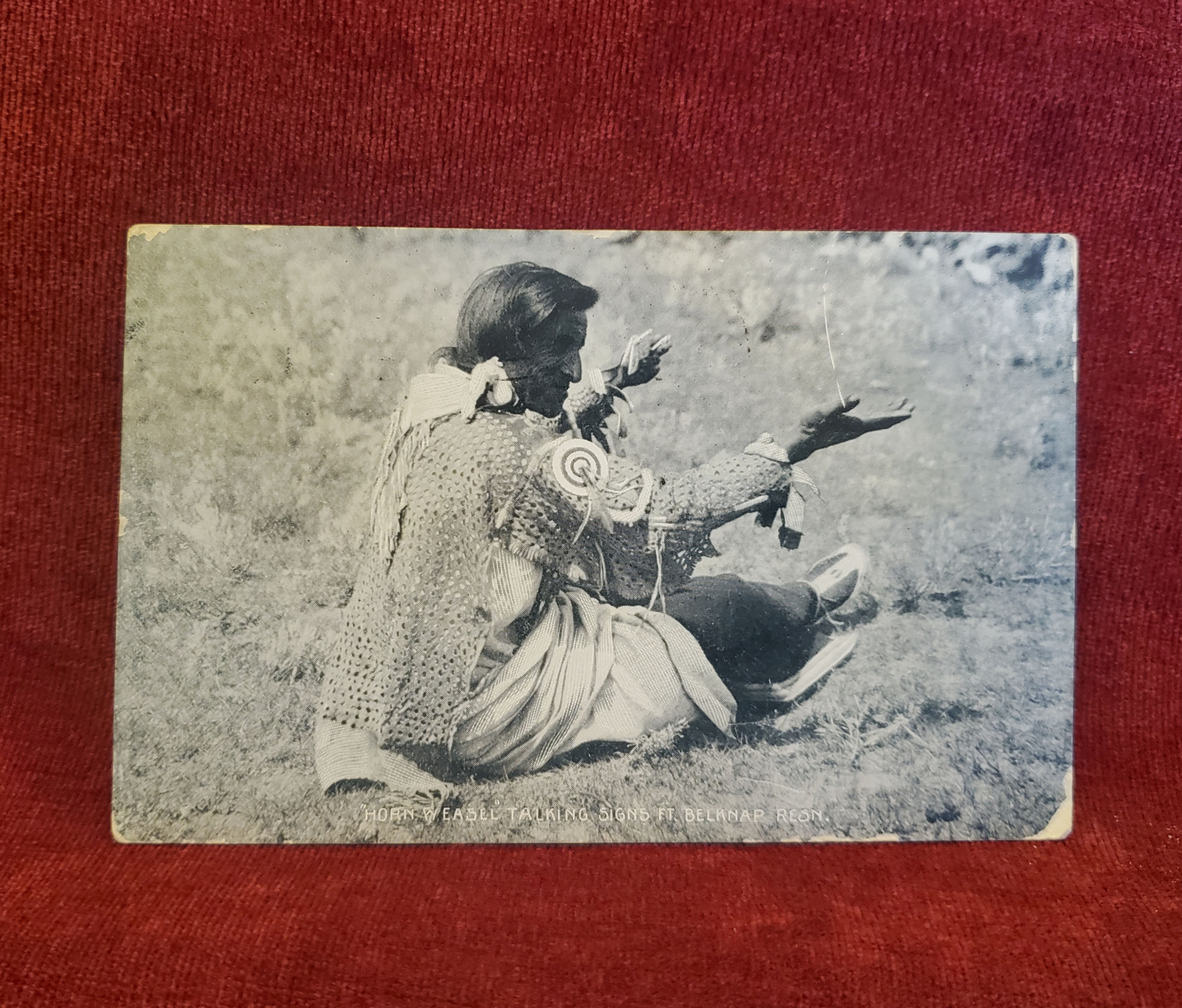 RPPC HORN WEASEL TALKING SIGN  FT BELKNAP RESN
