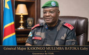 ITURI-RDC : QUI EST LE GÉNÉRAL-MAJOR KASONGO MULUMBA BATOKA GABY, LE NOUVEL HOMME FORT CHOISI PAR FÉLIX TSHISEKEDI ?