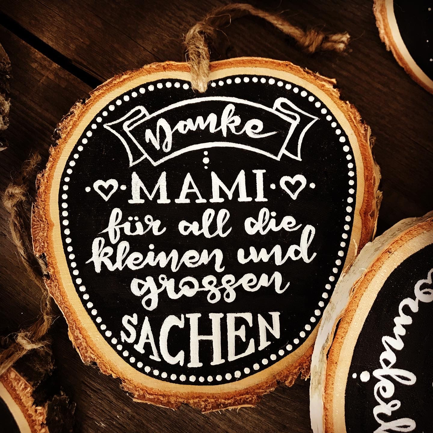 Dekoschild "Muttertag - Danke Mami"