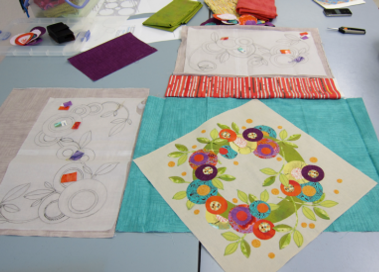 Blackbirds & Blossoms OH-LA-LA! Our Completed Quilt-Along Quilt