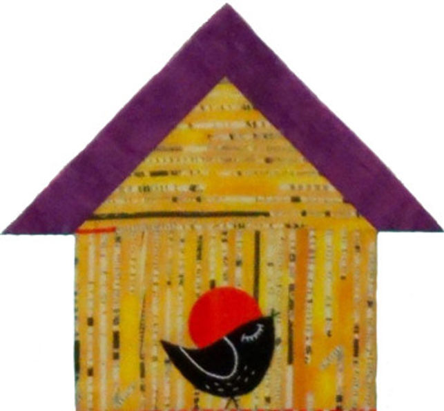 Birdhouse from See How We Sew Quilt-Along