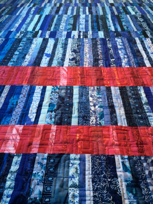 A Quilt From The Wild Blue Yonder + A Giveaway Winner