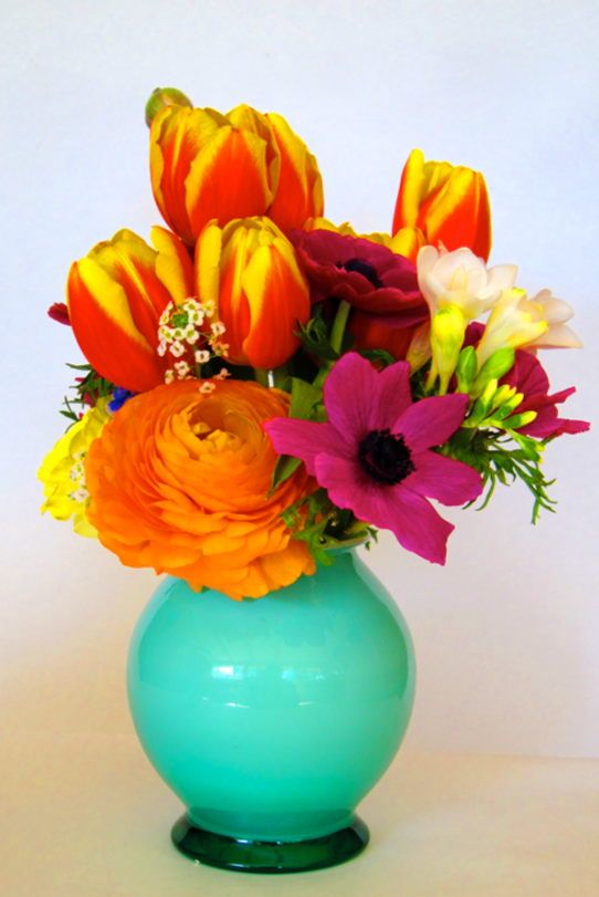 A springtime posy to enjoy.