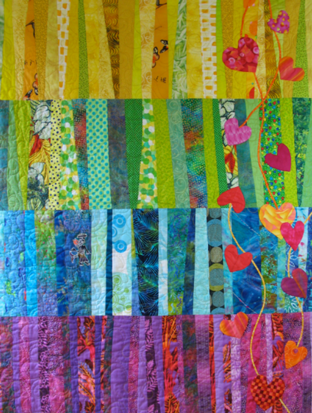 See How a Quilt Design Evolves–The Many Faces of “Heartstrings” + Giveaway