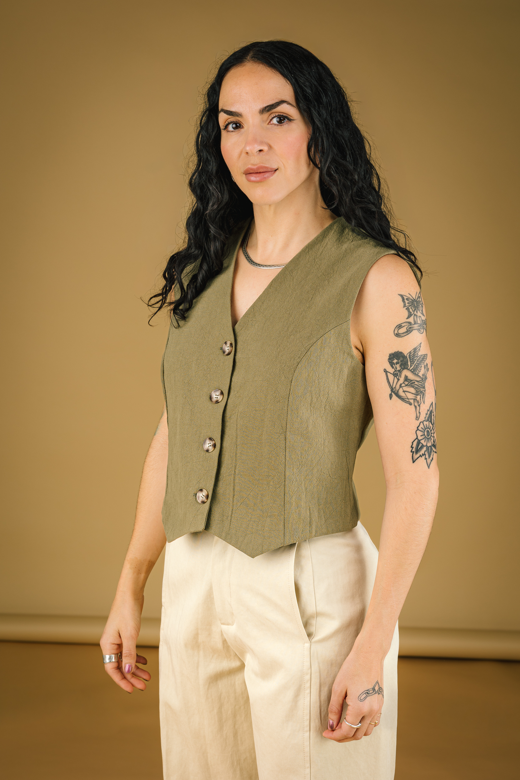 Gilet Portland khaki