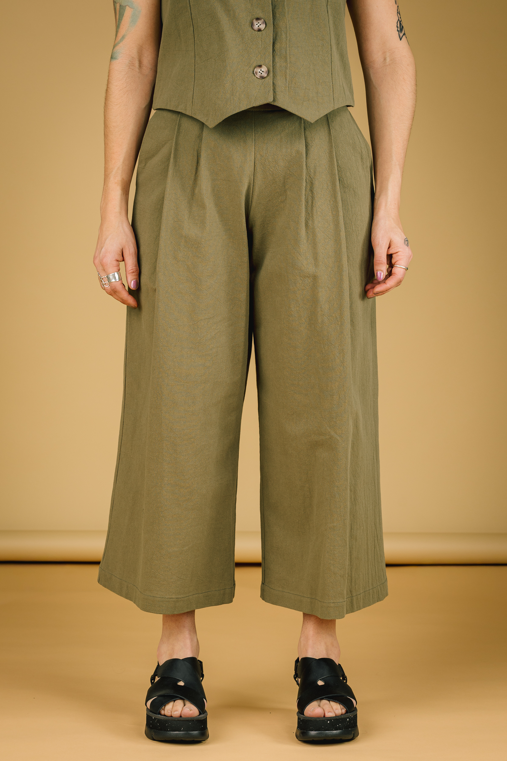 Pantalon Paloma 7/8 Khaki