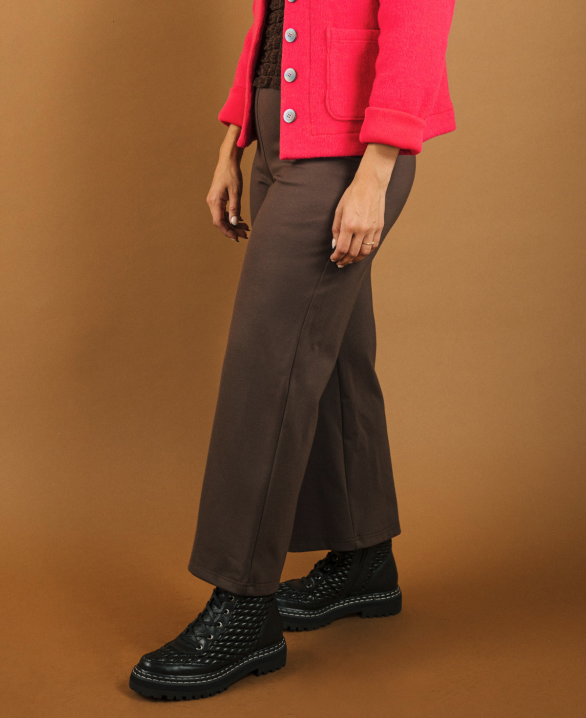 Pantalon Flare chocolat