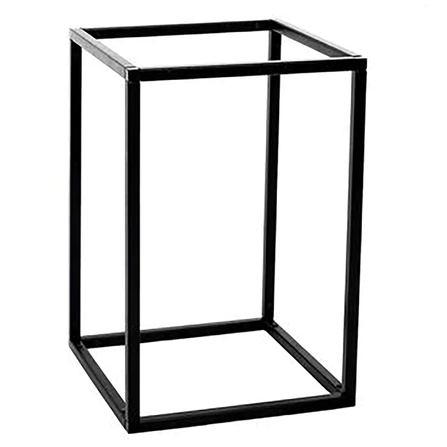 12" Black Metal Stand
