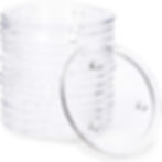 3" Glass Candle Plates