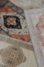 Rugs, Ottomans + Stools