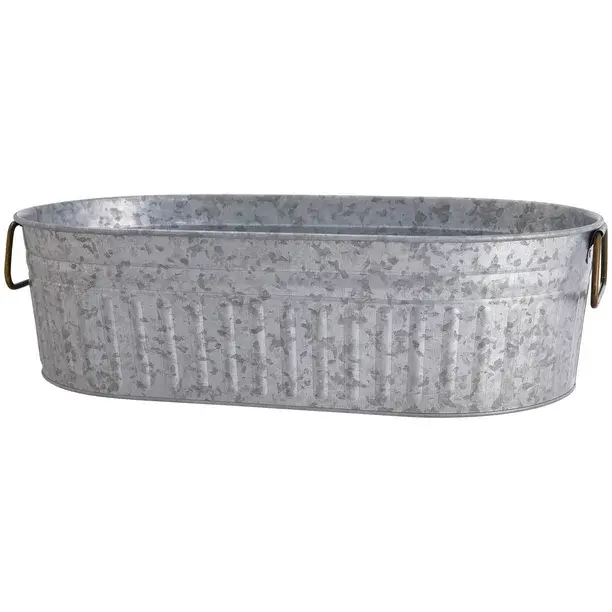 20"x11" Galvanized Tub