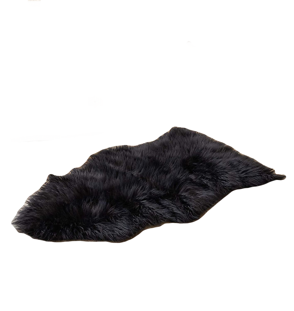 Black Fur Rug (Small)