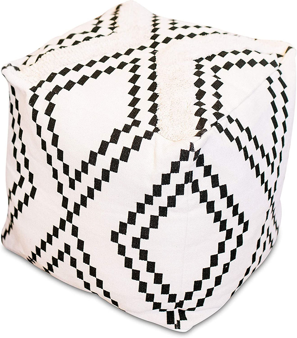 Boho Square Pouf