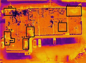 Infrared drone inspection