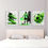 Thumbnail: Personalised Tween/Teen Boy's Bedroom Green Football Print Set