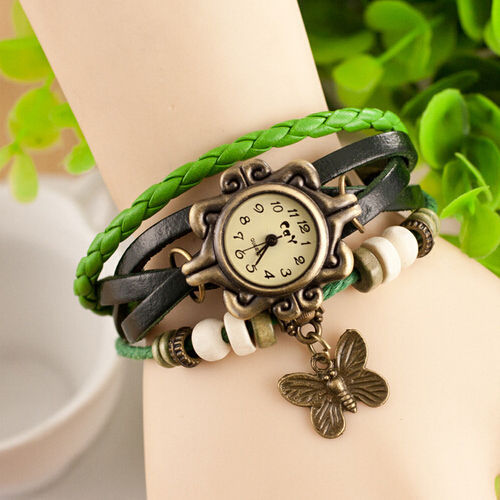 Thumbnail: Reloj Estilo Pulsera de Mariposa para Mujeres