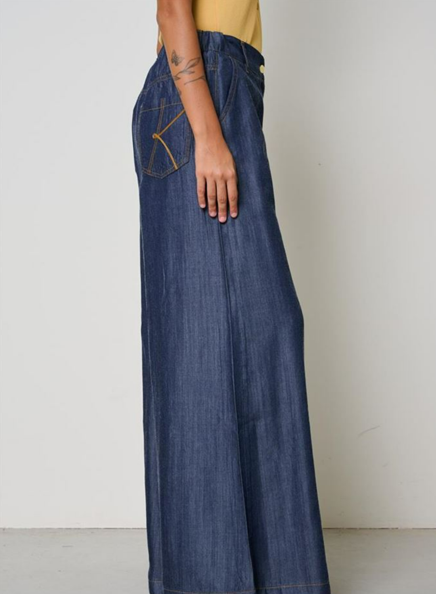 Miniatura: Pantalone effetto denim