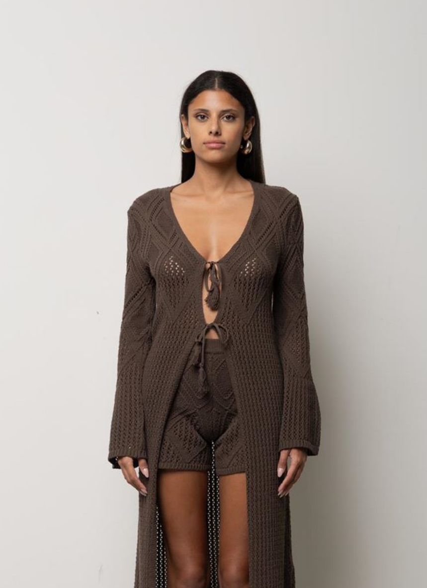 Miniatura: Cardigan lungo