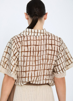 Miniatura: Camicia stampa quadri