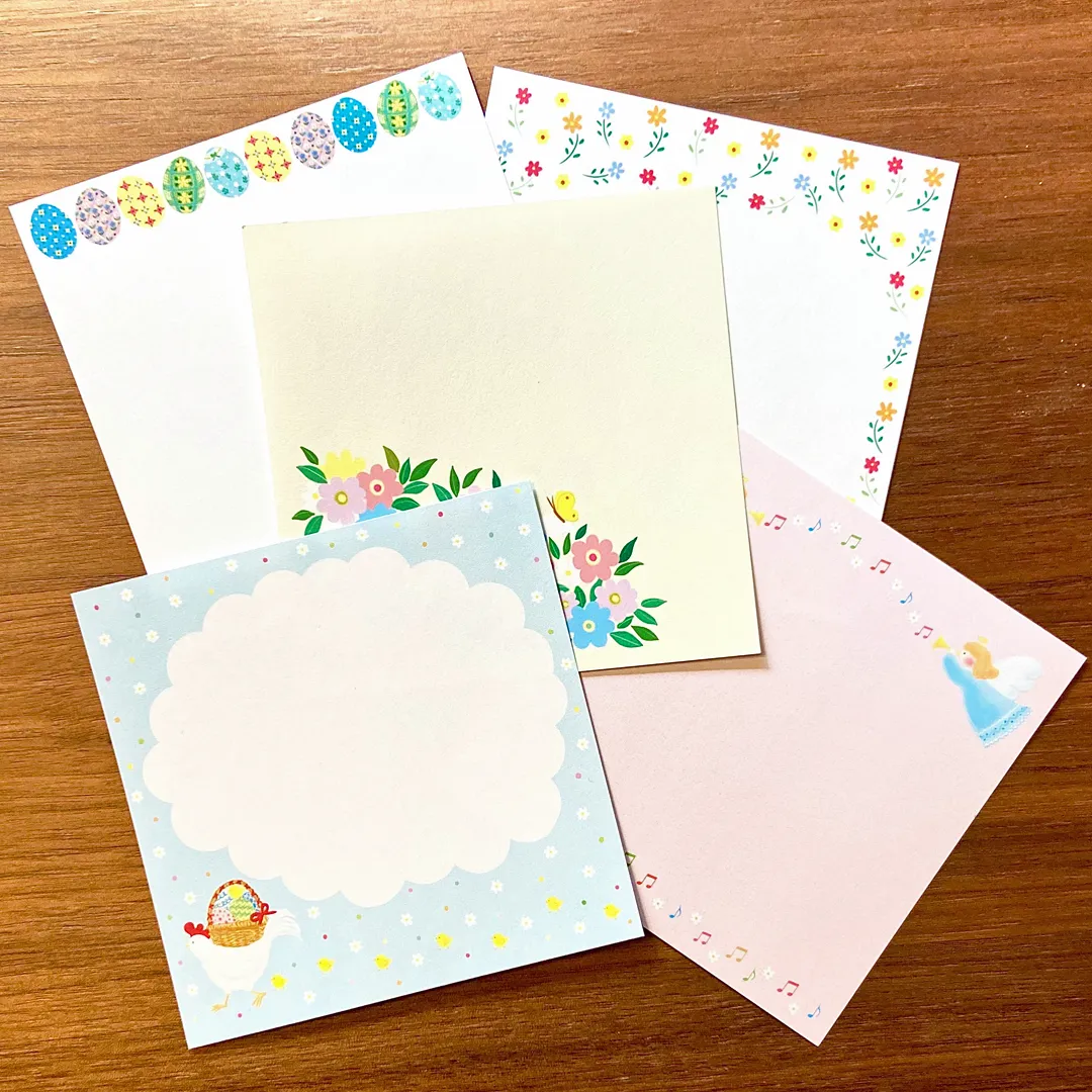 mimiro イースターブロックメモ 120枚入り（4種類×30枚）