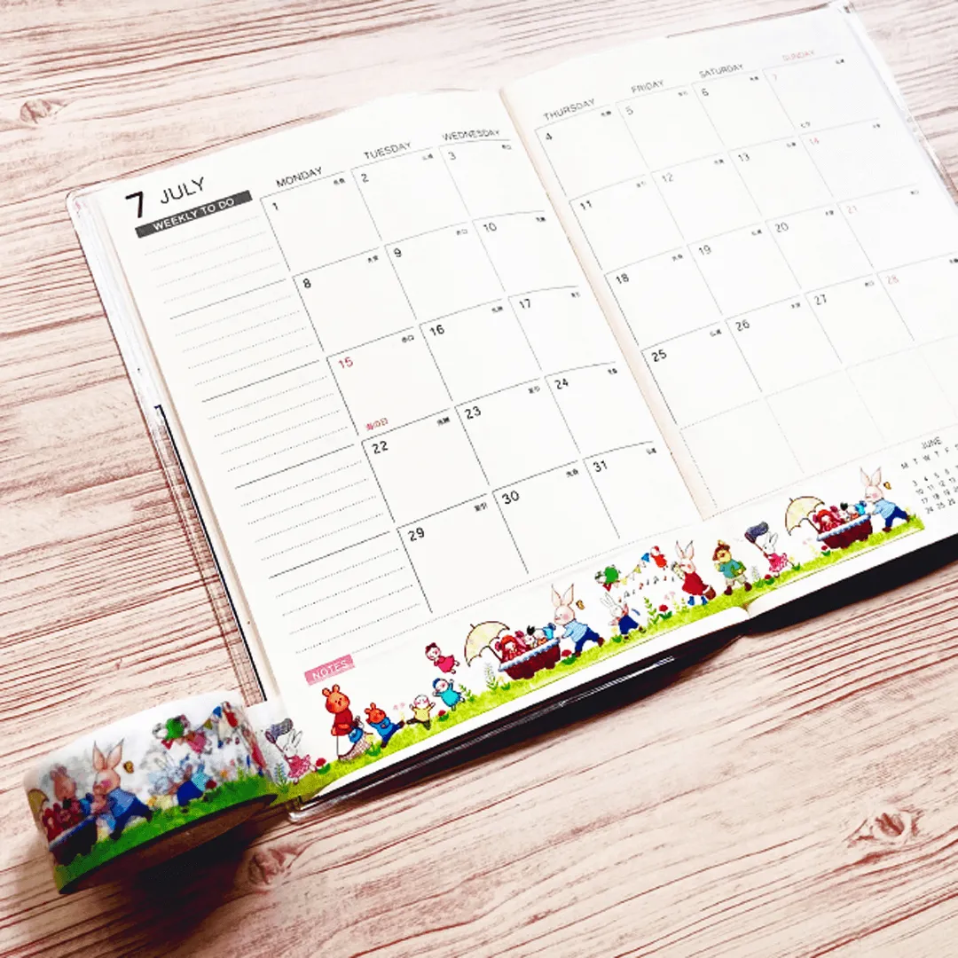 再販・のんびり村のお散歩マスキングテープ