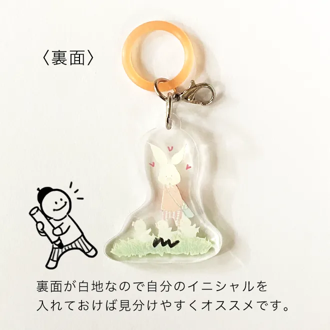 マーカーリング ローリーとワーワー鳥の裏面