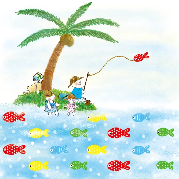 長封筒 森の妖精 島での休日〜6枚入り〜