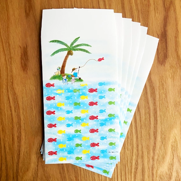 長封筒 森の妖精 島での休日〜6枚入り〜