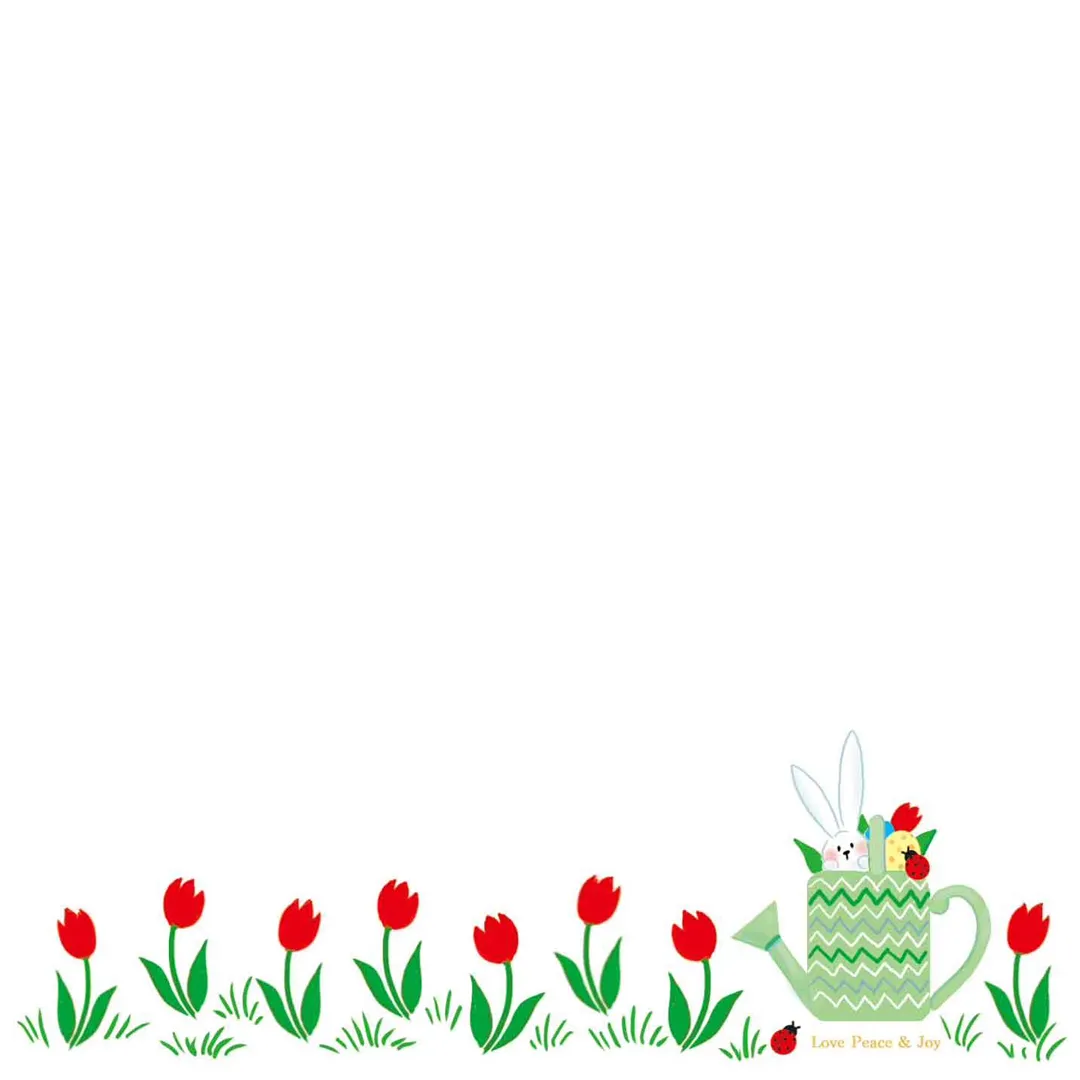 mimiro イースターブロックメモ　チューリップとジョイ