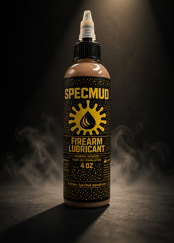 SpecMud fully synthetic firearm lubricant with micro-ceramic technology