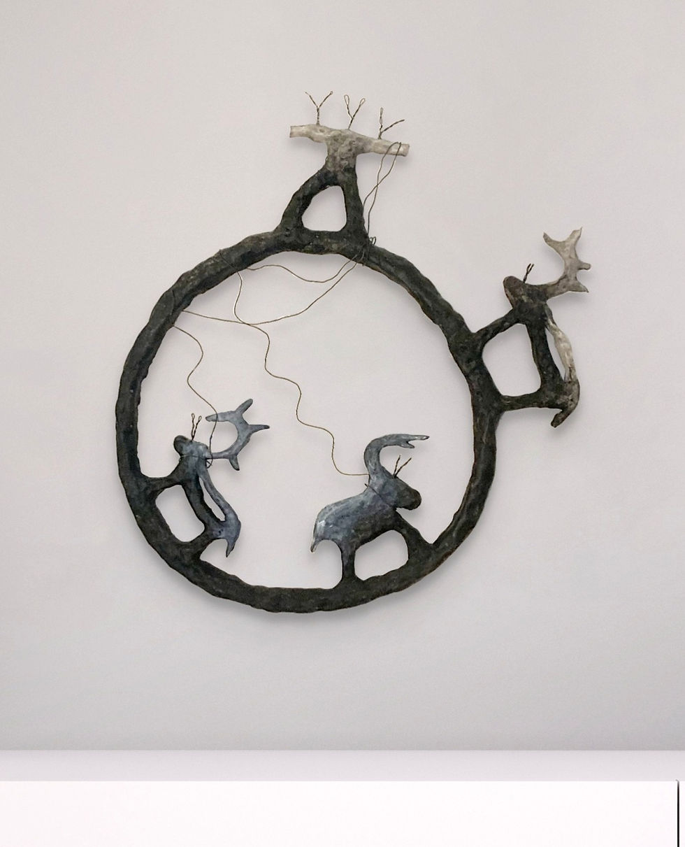 ilmakuivatteinen saviveistos shamaani symbolista, Nature Connection- www.pixiston.com