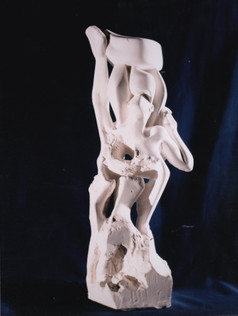 L'homme évidé portant la vie en triomphe - 1993