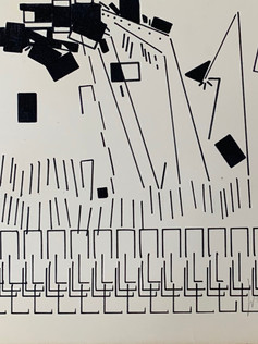 Rectangles s'échappant d'eux-mêmes- 1973