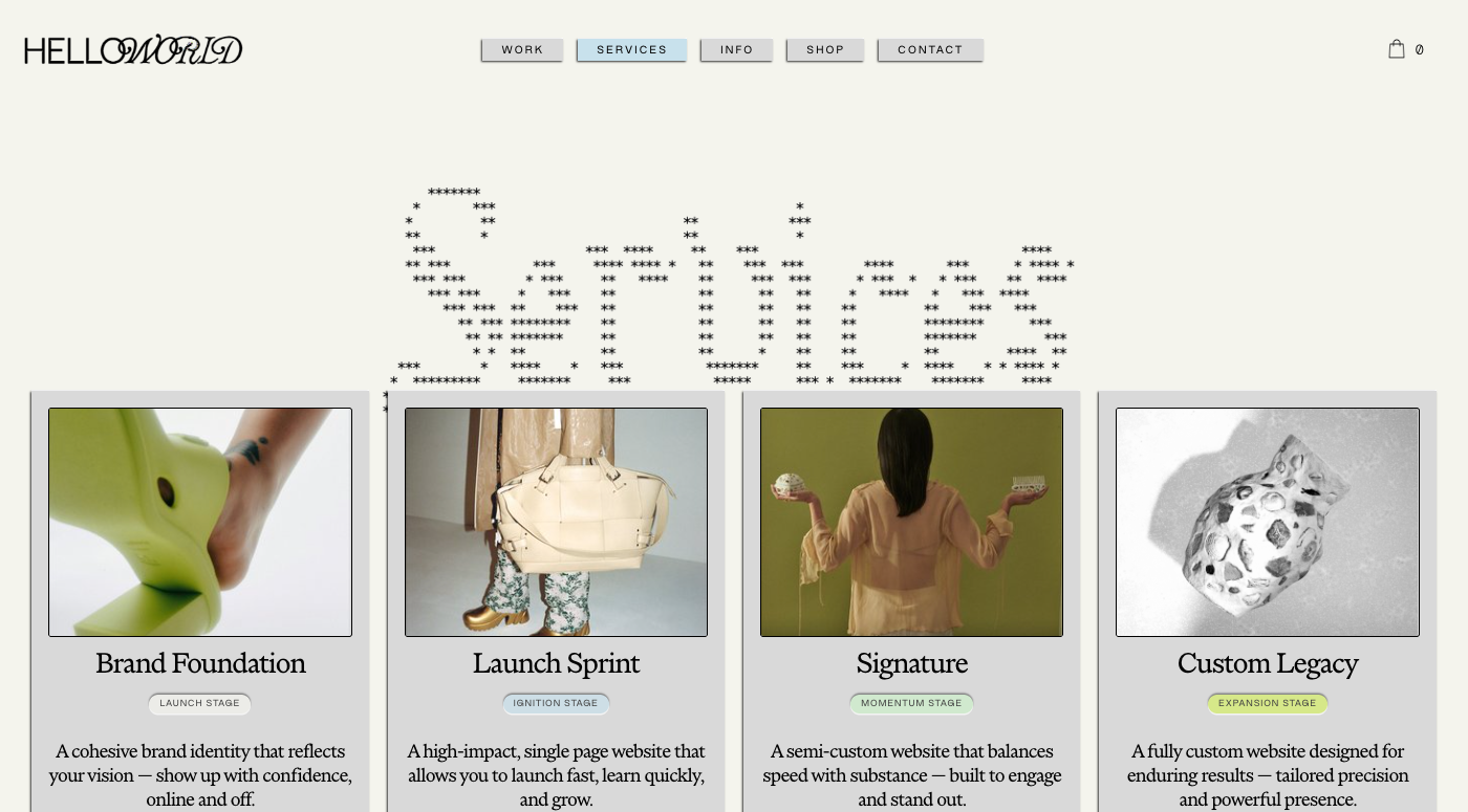 Site of Sites | Web Design Inspiration | Hello-World