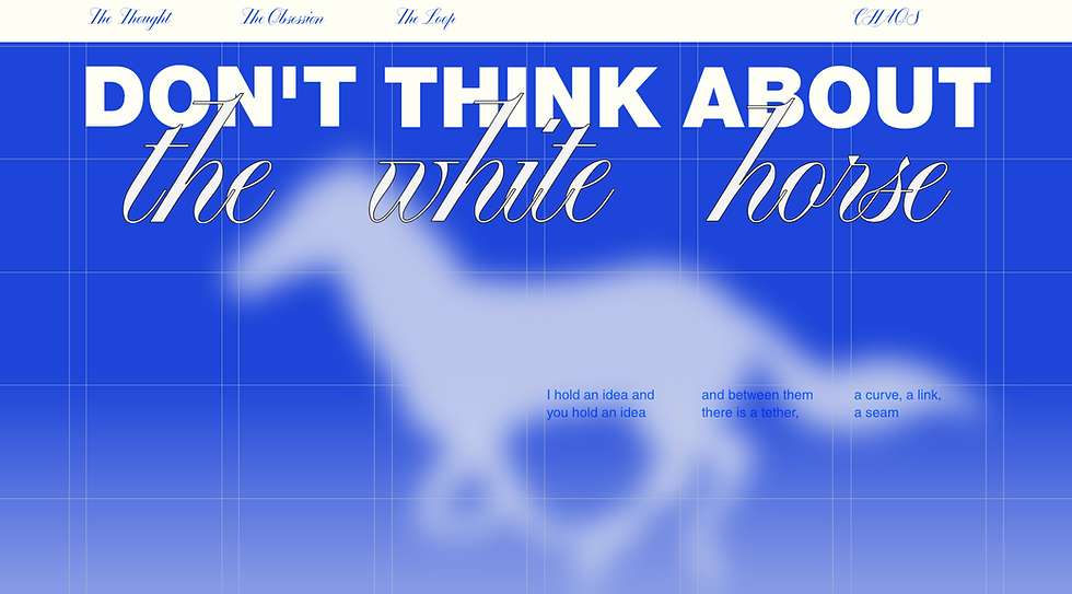 Don't Think About The White Horse