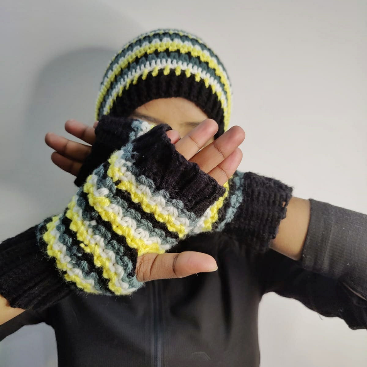 Winter Quartet Fingerless Gloves