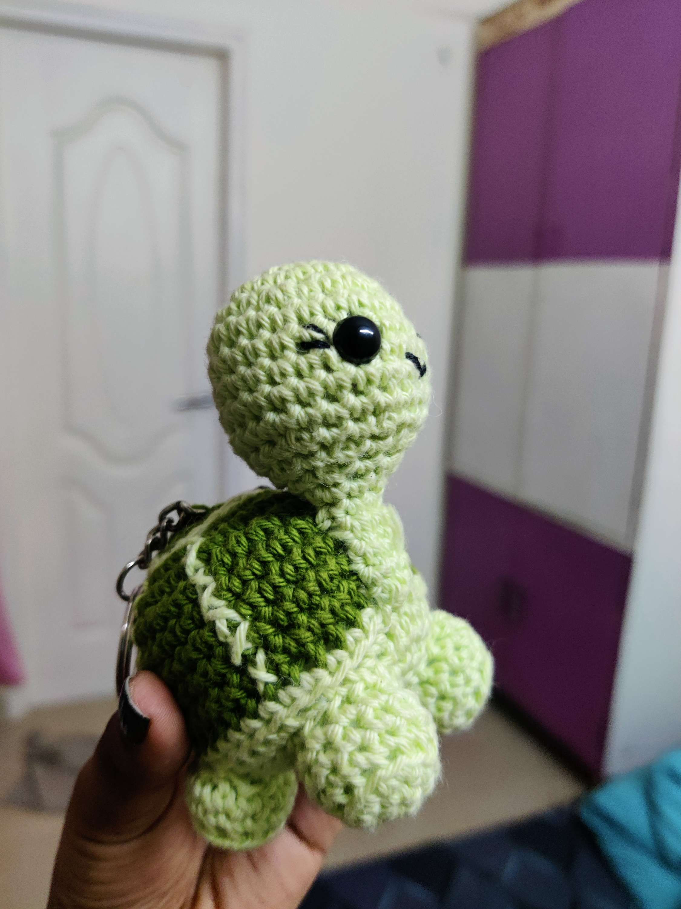 Tortoise Amigurumi Keychain