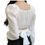 Thumbnail: M/S ASIM Traders Women's Ruffled Crop Top Costume Accessory Off Shoulder