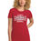Thumbnail: Cardinals Baseball Ladies Cotton Blend Tee- Logo #6