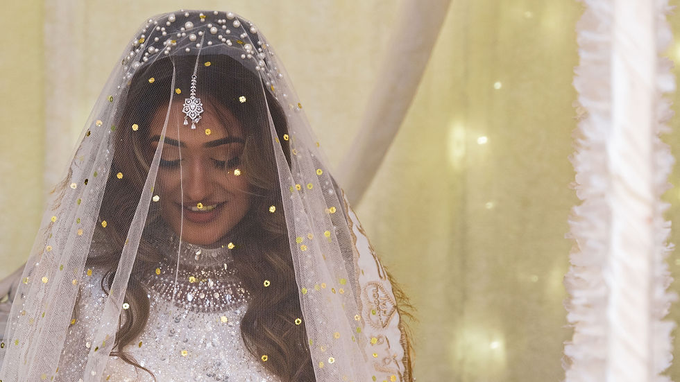 fizah-hassan-nikkah-oxford-beckley-village-hall-bride-under-veil-rahul-harrish-photography