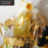 Gold chocolate gift basket