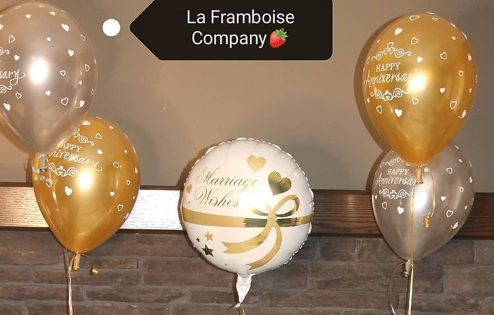 Thumbnail: Mr & Mrs Anniversary balloon decor